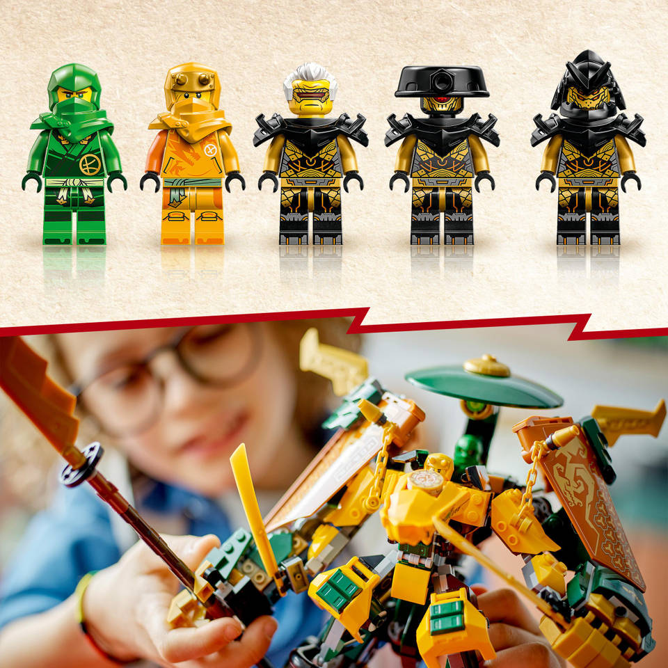 Lego Ninjago Lloyd Arins Ninja Team Mechs