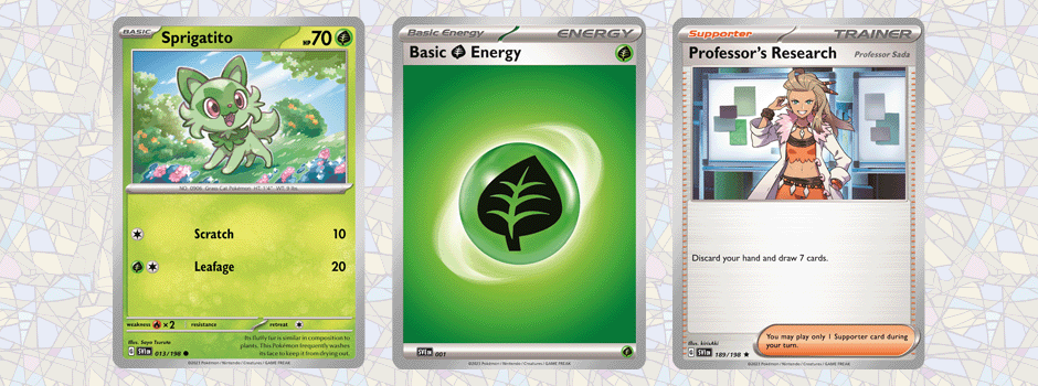 Pokémon TCG Energy kaarten en Supporter kaarten