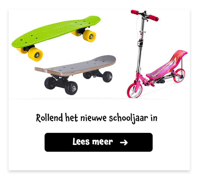 Skateboard, space scooter en Penny skateboard