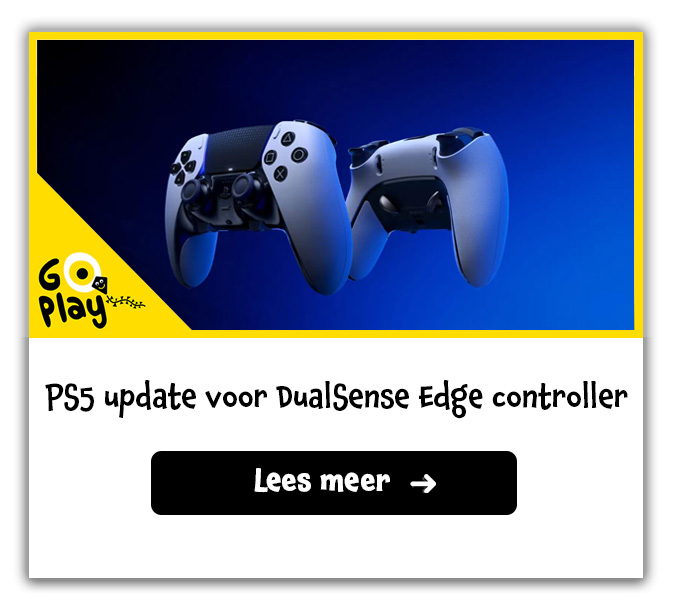 PS5 update ondersteunt DualSense Edge draadloze controller