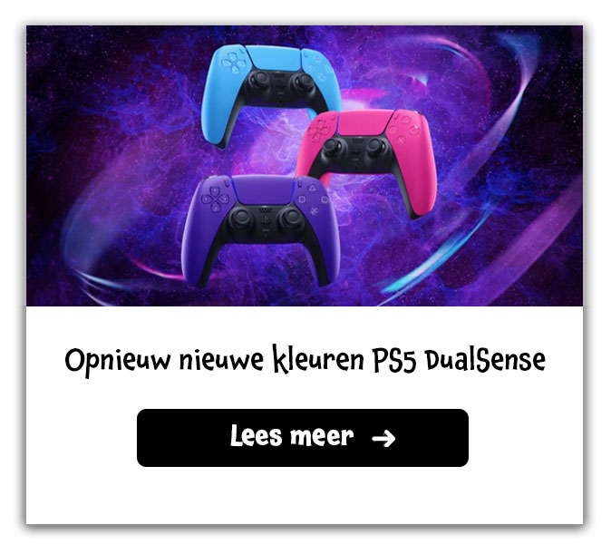 Blog - Opnieuw nieuwe kleuren PS5 DualSense