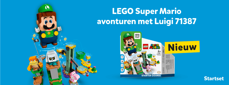 Nieuw LEGO Super Mario avonturen met Luigi 71387