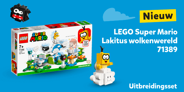 Nieuw LEGO Super Mario Lakitus wolkenwereld 71389