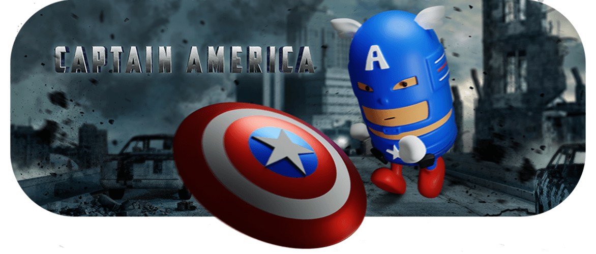 Superheld Captain America