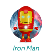 Superheld Iron Man bij Intertoys