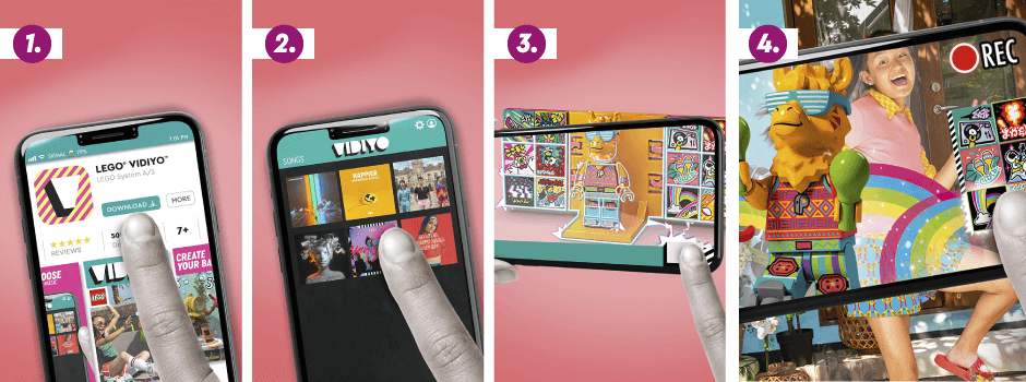LEGO VIDIYO app LEGO VIDIYO gebruik van de app