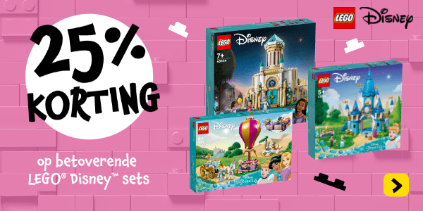 Profiteer van 25% korting op LEGO® Disney sets