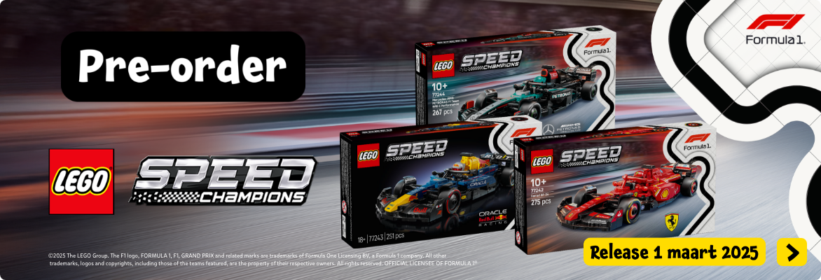 Pre-order LEGO Speed Champions F1