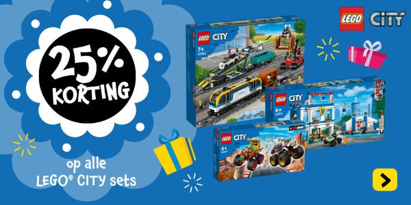 Profiteer van 25% korting op LEGO® City sets