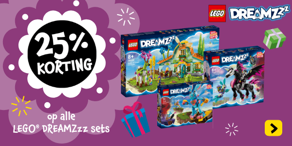 Profiteer van 25% korting op LEGO® DREAMZzz sets
