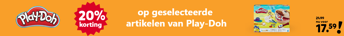 20% korting op geselecteerde artikelen van Play-Doh 20% korting op geselecteerde artikelen van Play-Doh