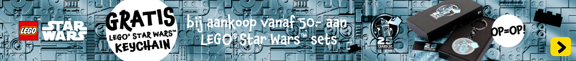 Gratis LEGO Star Wars keychain bij aankoop vanaf 50.- aan LEGO Star Wars sets