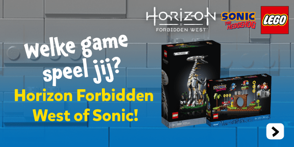 Welke game speel jij? LEGO Horizon Forbidden West of Sonic