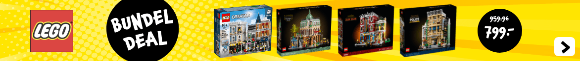 LEGO 10278 en LEGO 10312 en LEGO 10297 en LEGO 10255 bundeldeal