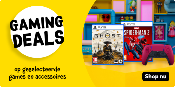 Shop nu gaming deals op geselecteerde games en accessoires