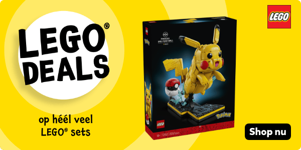 Shop nu LEGO deals op héél veel LEGO sets (Pokémon)