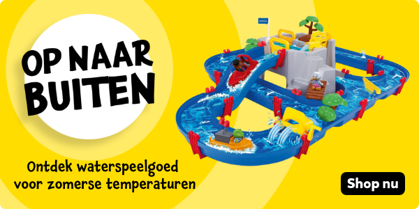 Op naar buiten met waterspeelgoed voor zomerse temperaturen