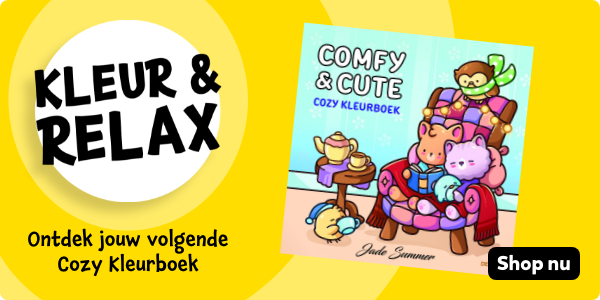 Kleur & relax. Shop nu en ontdek jouw volgende Cozy Kleurboek