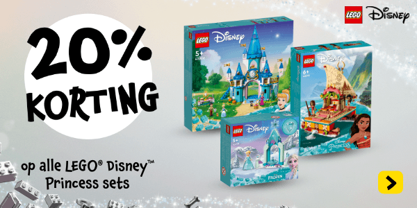 Korting op alle LEGO® DisneyTM bouwsets