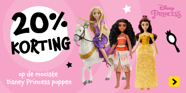 Korting op de mooiste Disney Princess poppen