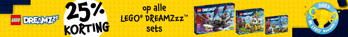 Profiteer van korting op alle LEGO® DREAMZzz bouwsets