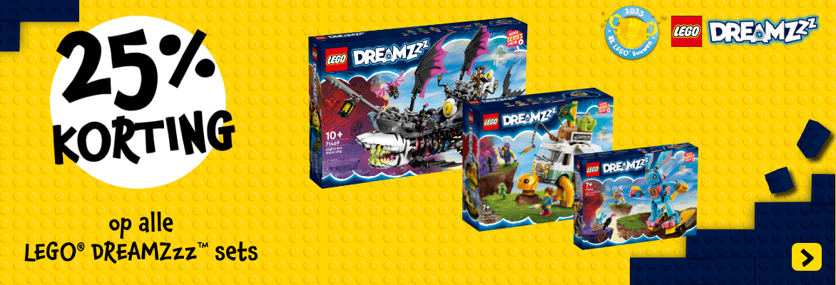 Profiteer van korting op alle LEGO® DREAMZzz bouwsets