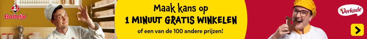 Maak kans op 1 minuut gratis winkelen