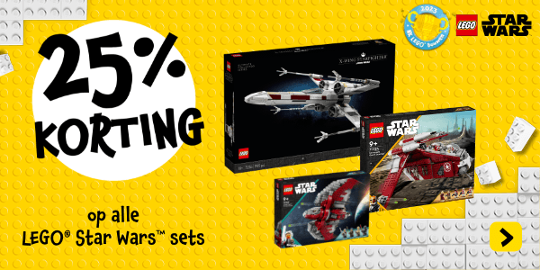 Profiteer van korting op alle LEGO® Star Wars™ sets