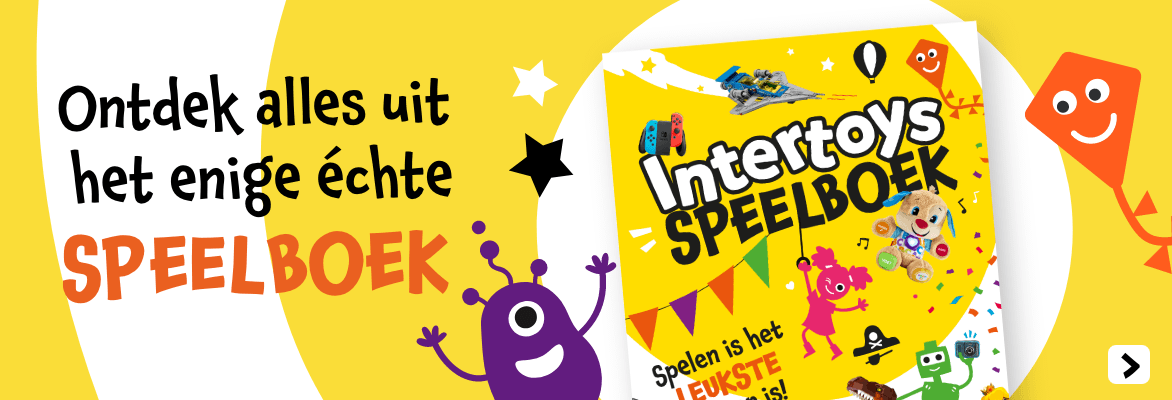 Ontdek alles uit het enige échte Intertoys Speelboek