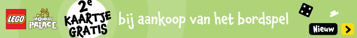 2e kaartje gratis voor Apenheul bij aankoop van het bordspel