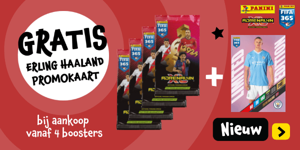 Ontvang een gratis promokaart bij aankoop vanaf 4 boosters