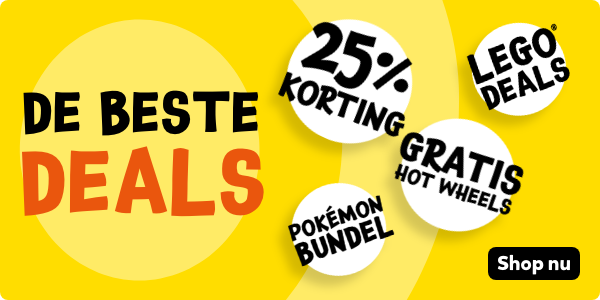 De beste herfst deals. 25% korting, LEGO deals, gratis Hot Wheels, Pokémon bundel. Shop nu