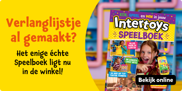 Verlanglijstje al gemaakt? Het enige échte Speelboek ligt nu in de winkel! Heb jij 'm al opgehaald? Bekijk online