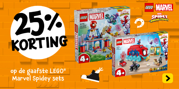 Profiteer van korting op geselecteerde LEGO Marvel Spidey sets