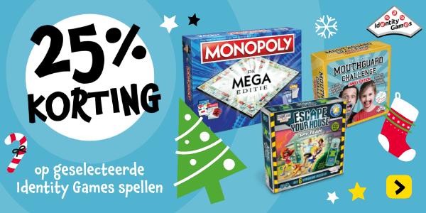 Profiteer van korting op geselecteerde spellen van Identity Games