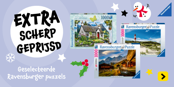Profiteer van korting op geselecteerde puzzels van Ravensburger