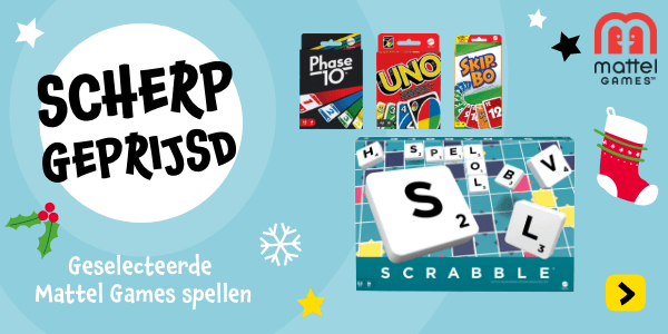 Profiteer van korting op geselecteerde spellen van Mattel Games