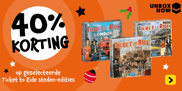Profiteer van korting op Ticket to Ride steden-edities