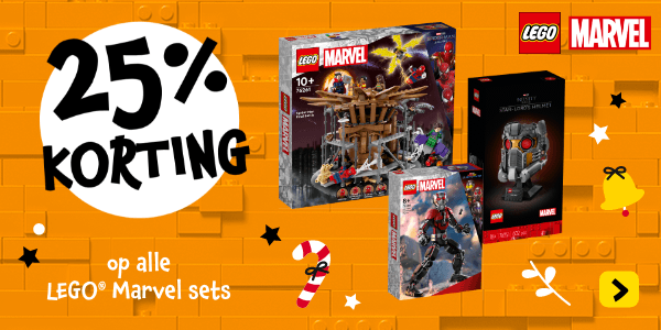 Profiteer van korting op geselecteerde LEGO® Marvel sets