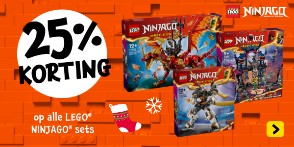 Profiteer van korting op alle LEGO Ninjago sets