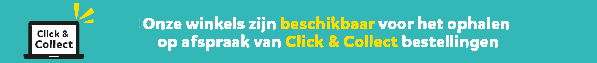 Onze winkels zijn beschikbaar voor Click & Collect Onze winkels zijn beschikbaar voor het ophalen op afspraak van Click & Collect bestellingen