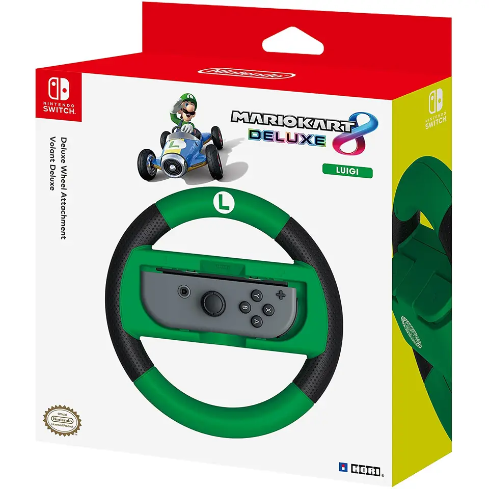 Nintendo Switch Hori Mario Kart 8 deluxe racewiel Luigi