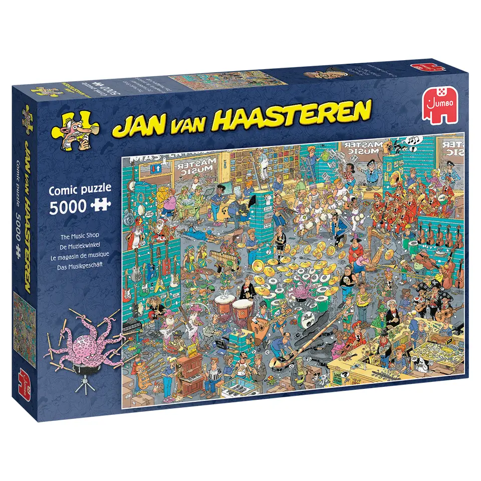 Jumbo Jan van Haasteren puzzel De Muziekwinkel - 5000 stukjes
