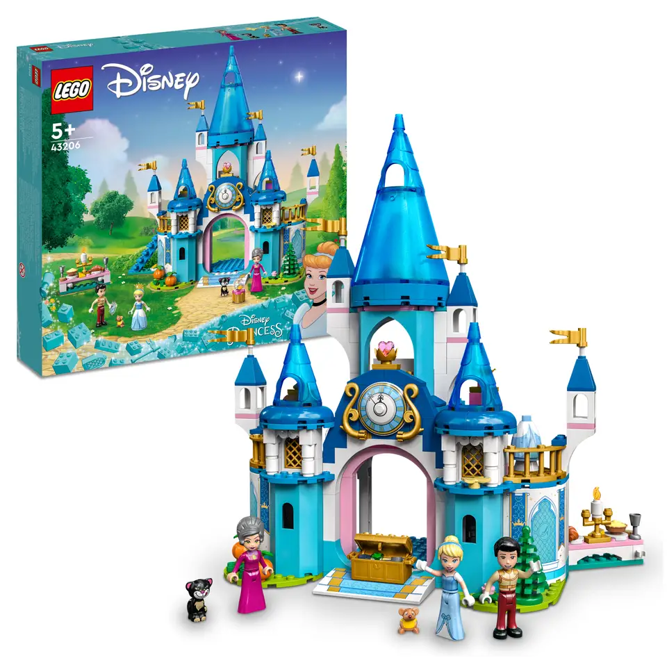 LEGO Disney Princess het kasteel van Assepoester en de knappe prins 43206