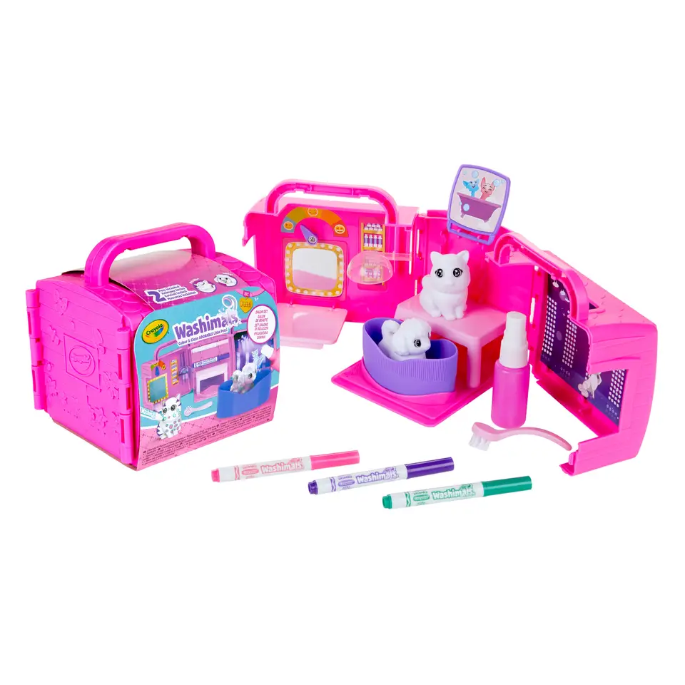 Crayola washimals cheap pet salon playset