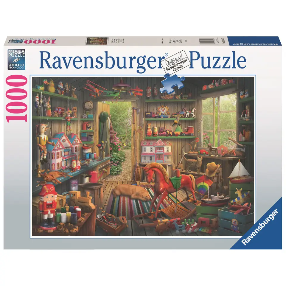 Ravensburger puzzel Nostalgisch speelgoed - 1000 stukjes