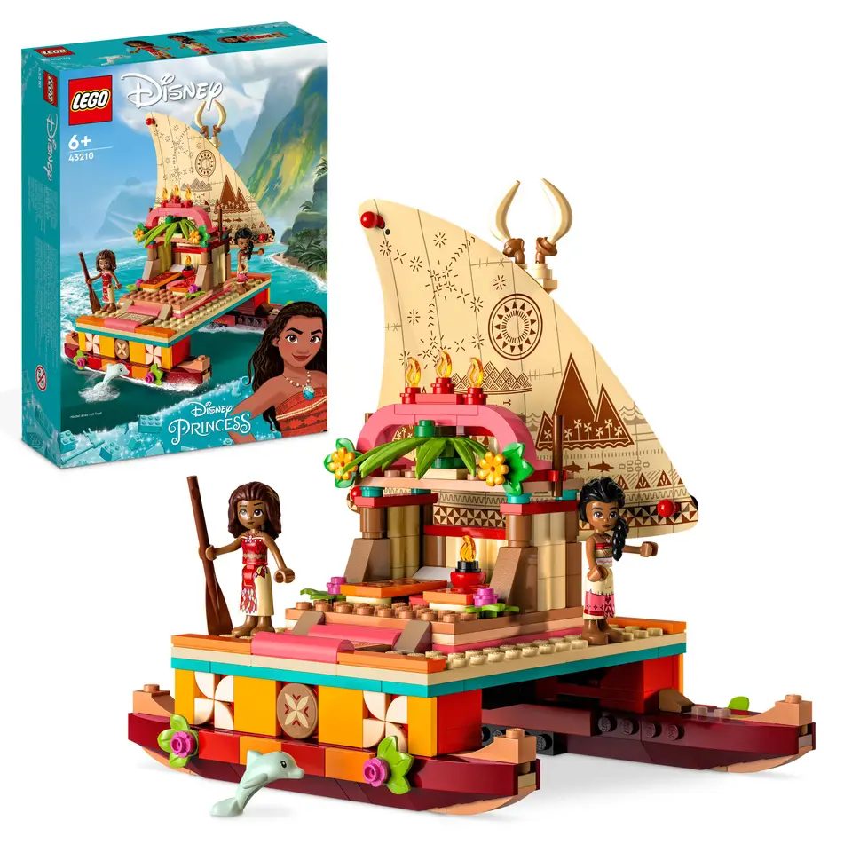 LEGO Disney Princess Vaiana’s ontdekkingsboot 43210
