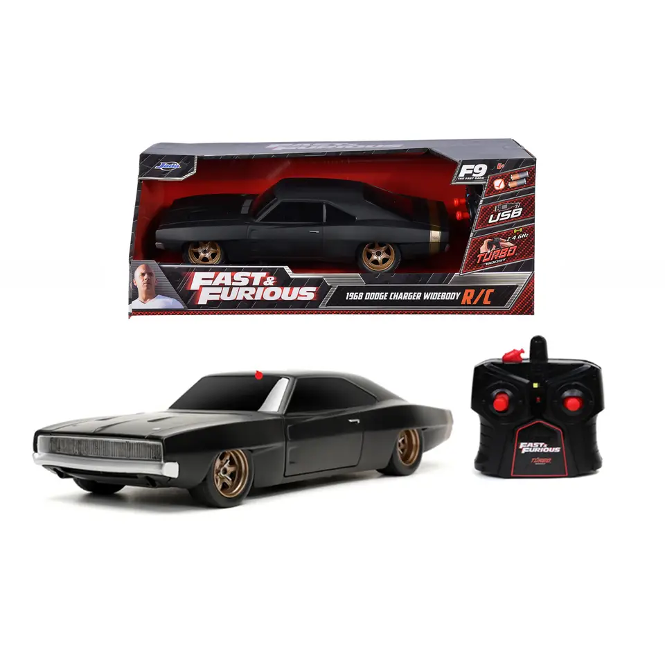 Fast & Furious 1968 Dodge Charger Widebody op afstand bestuurbare auto