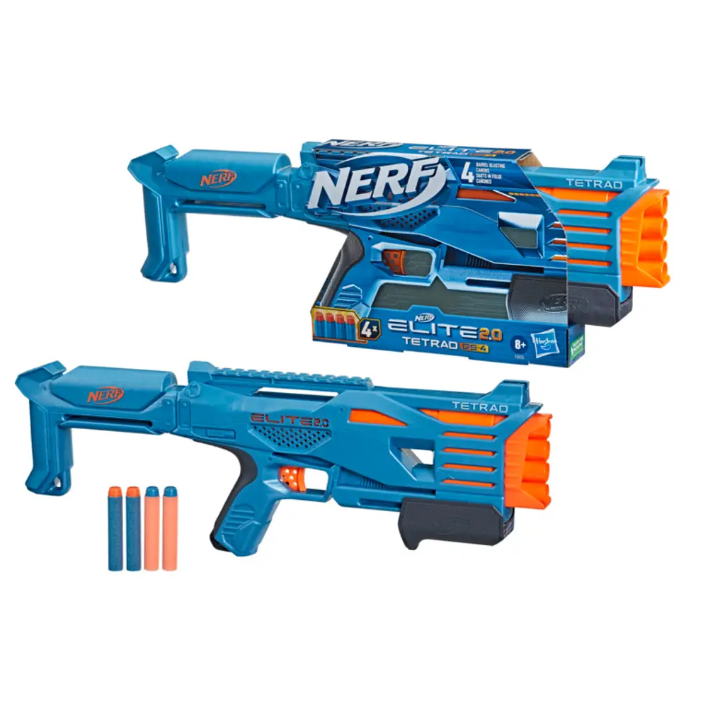 NERF Elite 2.0 Tetrad QS-4 blaster