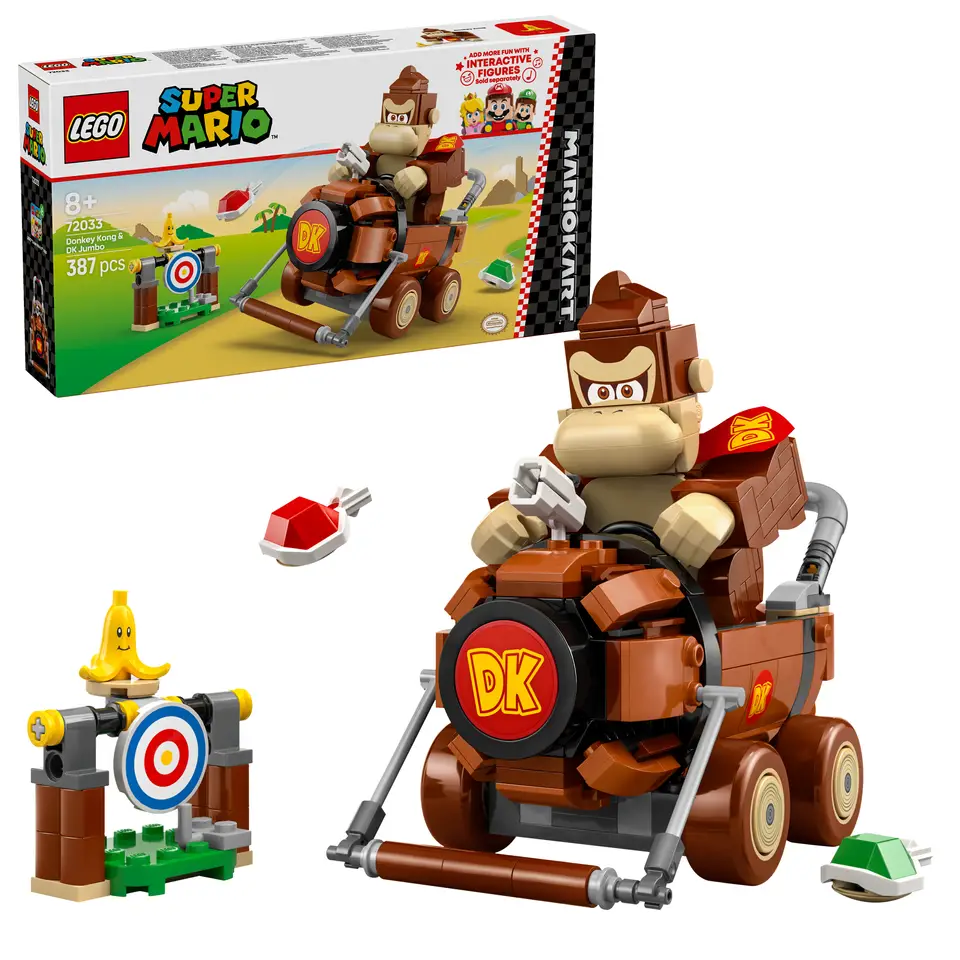 foto van Lego Mario kart donkey kong